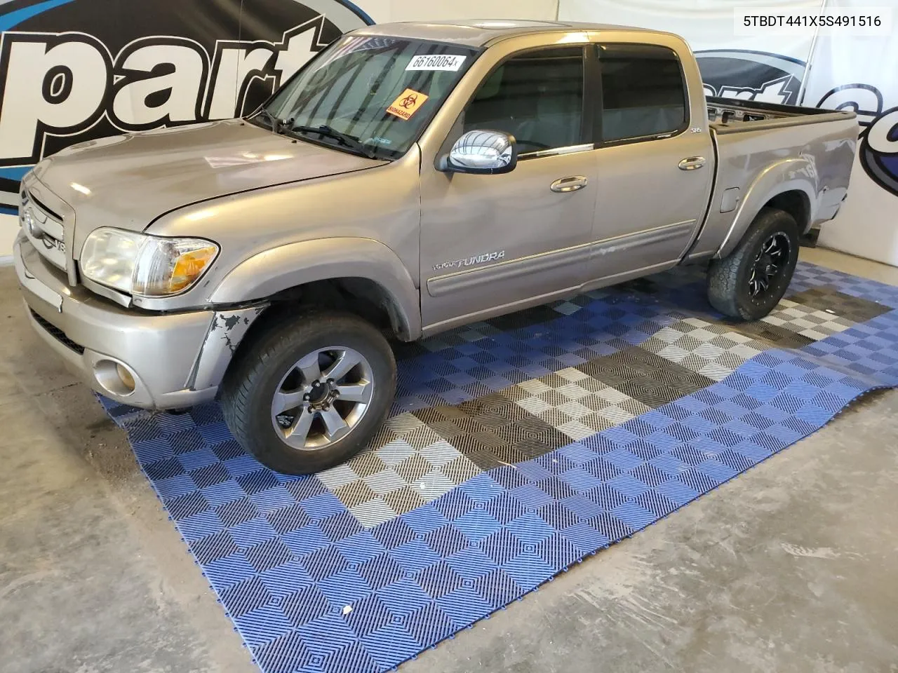 2005 Toyota Tundra Double Cab Sr5 VIN: 5TBDT441X5S491516 Lot: 66160064