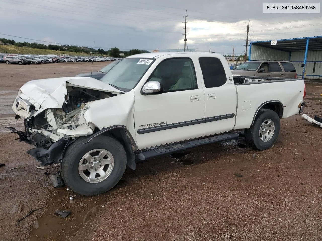 2005 Toyota Tundra Access Cab Sr5 VIN: 5TBRT34105S459268 Lot: 66299594