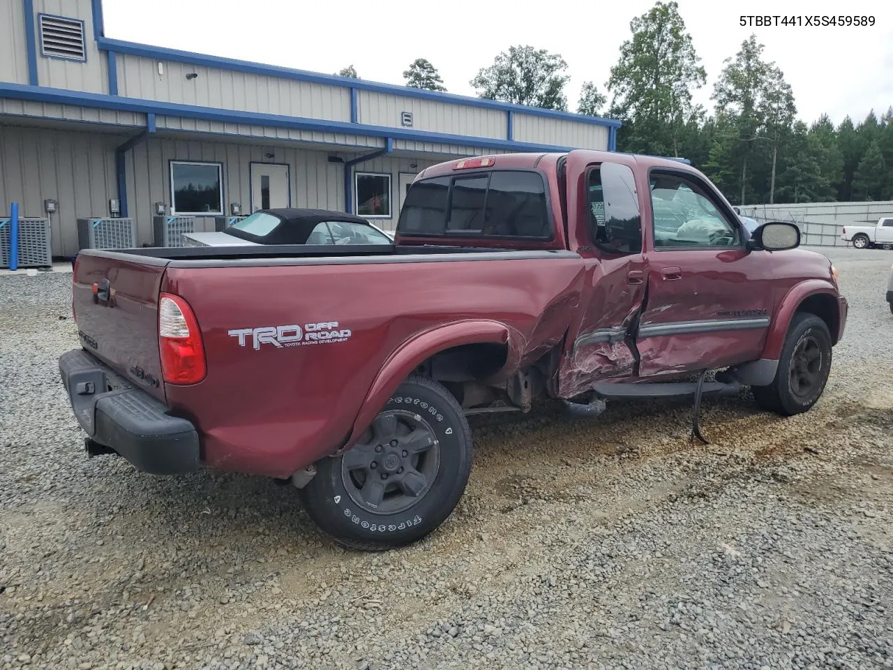 2005 Toyota Tundra Access Cab Sr5 VIN: 5TBBT441X5S459589 Lot: 66378754