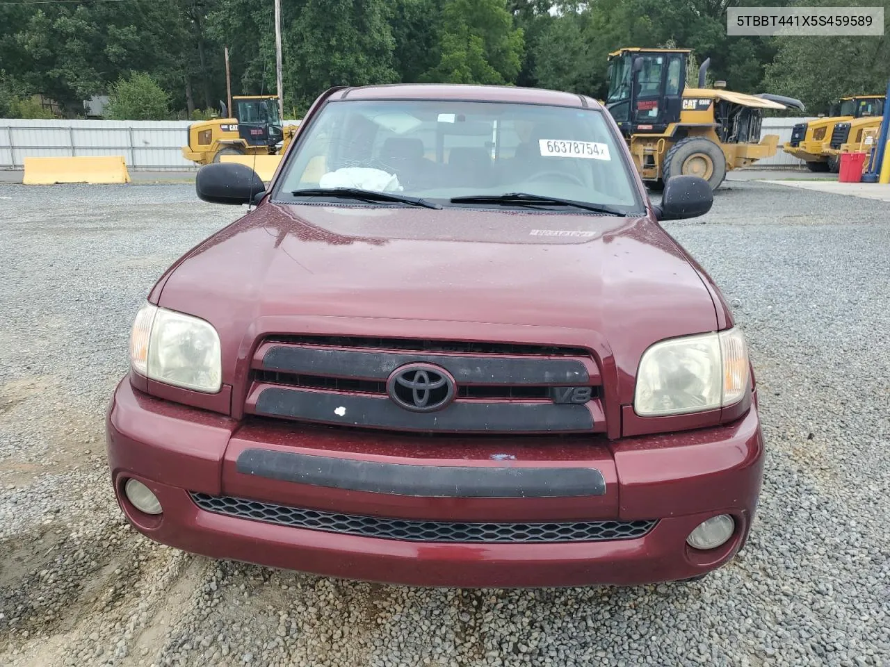 2005 Toyota Tundra Access Cab Sr5 VIN: 5TBBT441X5S459589 Lot: 66378754