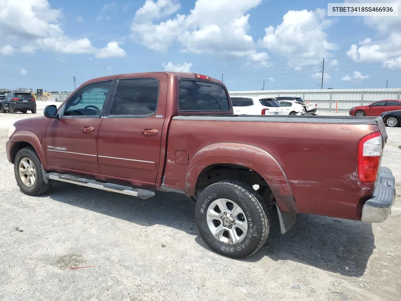 2005 Toyota Tundra Double Cab Sr5 VIN: 5TBET34185S466936 Lot: 67732754