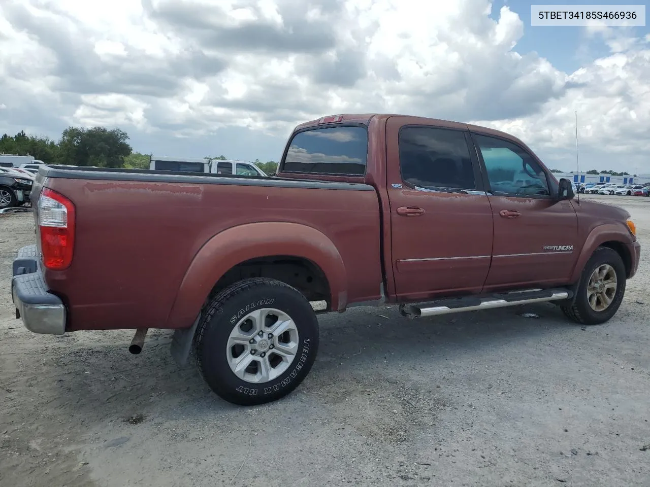 2005 Toyota Tundra Double Cab Sr5 VIN: 5TBET34185S466936 Lot: 67732754