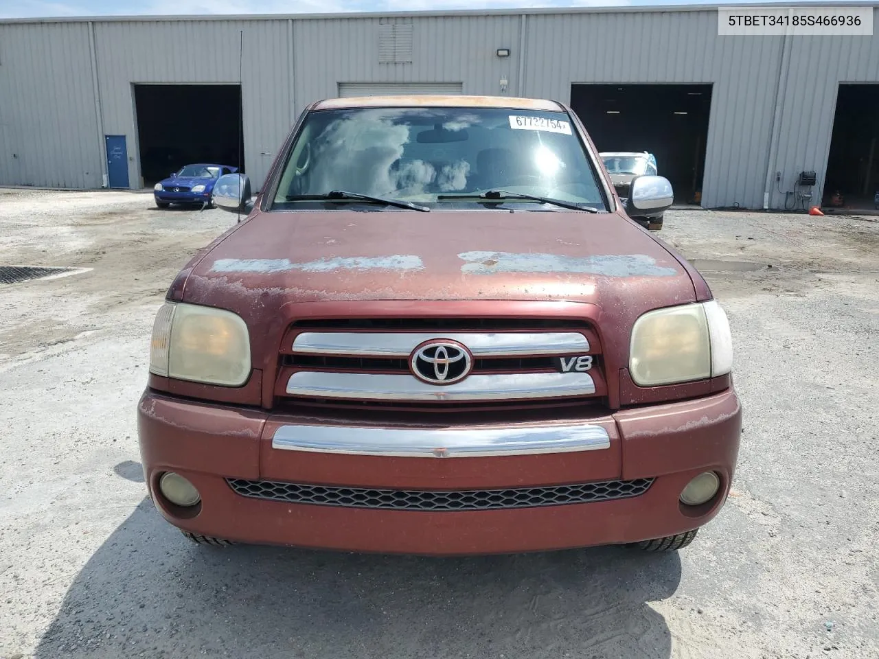 2005 Toyota Tundra Double Cab Sr5 VIN: 5TBET34185S466936 Lot: 67732754