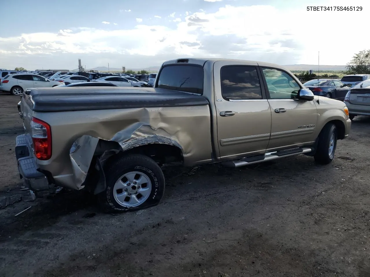 2005 Toyota Tundra Double Cab Sr5 VIN: 5TBET34175S465129 Lot: 67796034