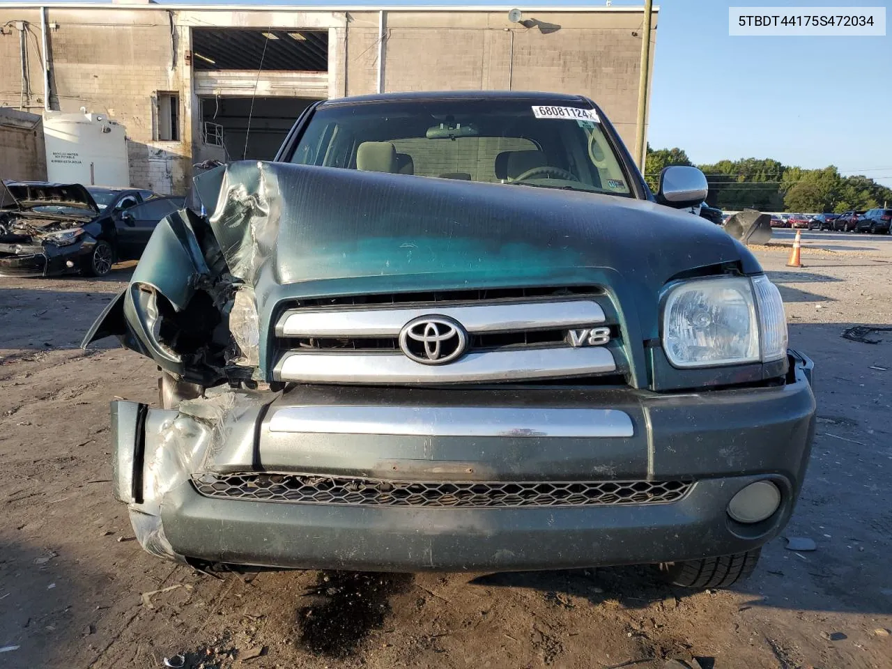 2005 Toyota Tundra Double Cab Sr5 VIN: 5TBDT44175S472034 Lot: 68081124