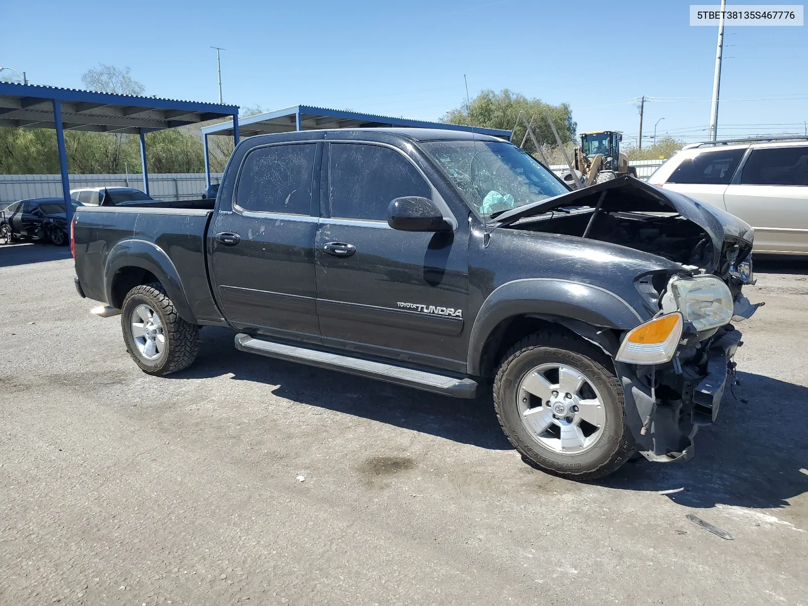 2005 Toyota Tundra Double Cab Limited VIN: 5TBET38135S467776 Lot: 68302954