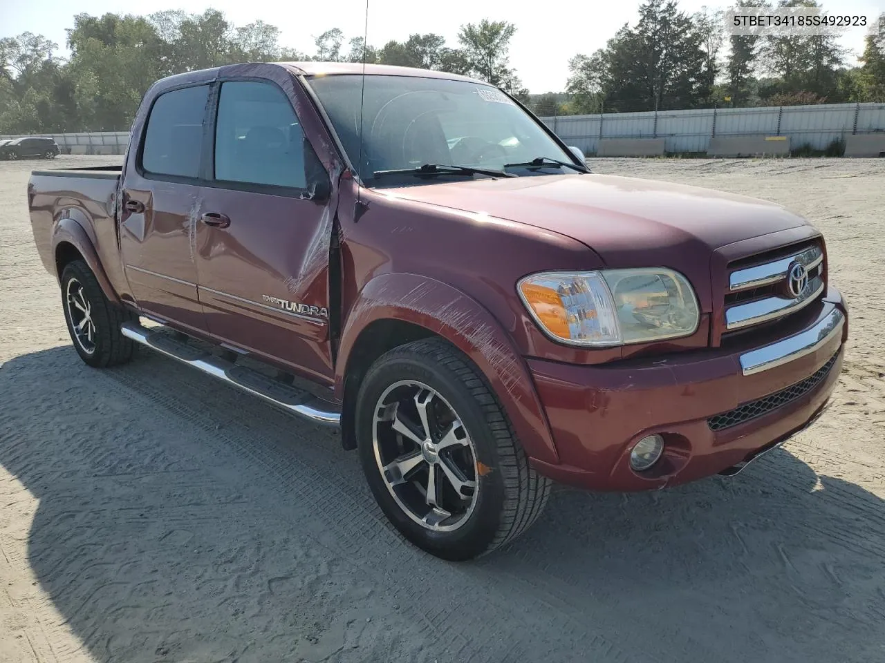 2005 Toyota Tundra Double Cab Sr5 VIN: 5TBET34185S492923 Lot: 69258734