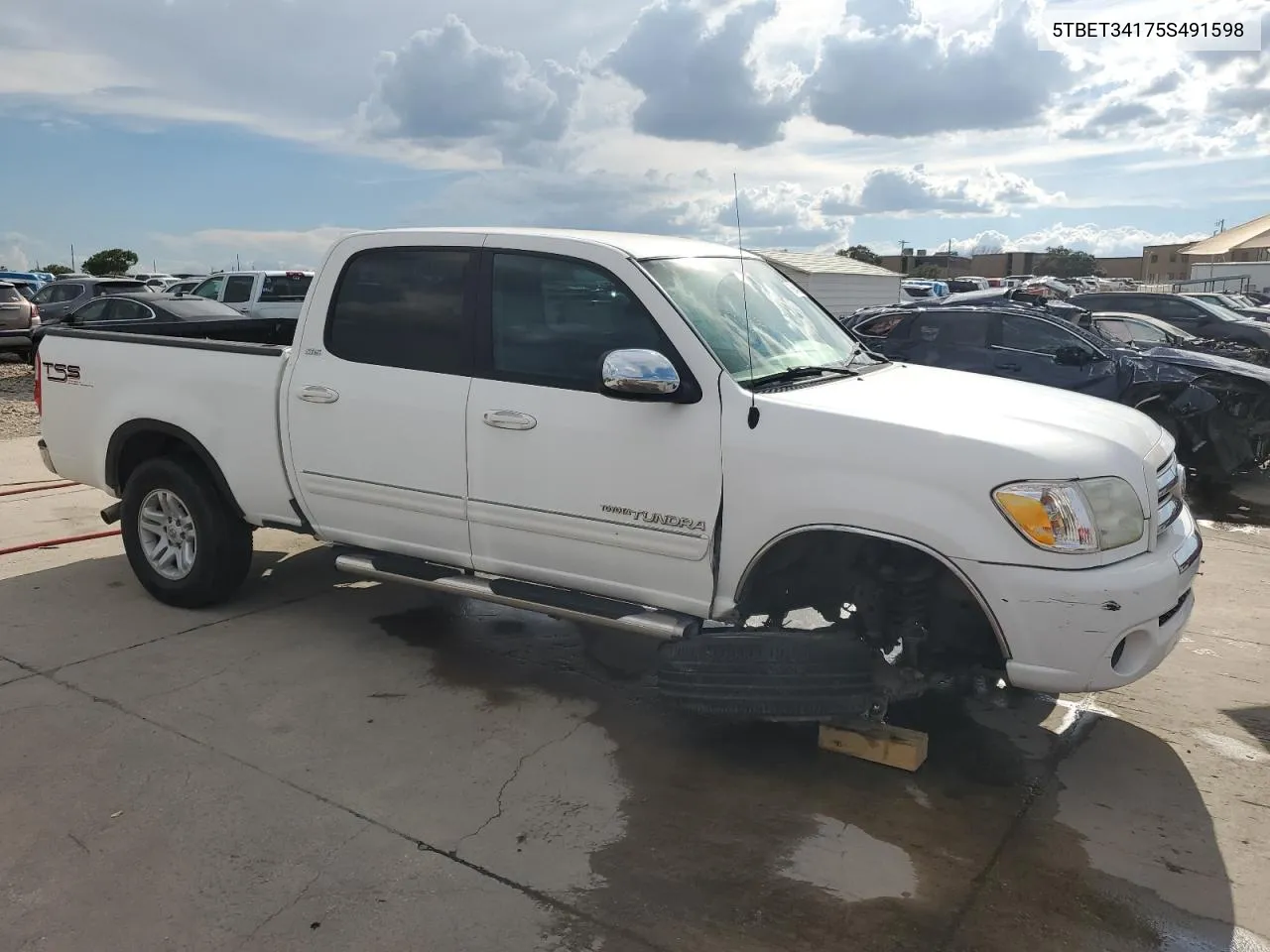 2005 Toyota Tundra Double Cab Sr5 VIN: 5TBET34175S491598 Lot: 69443004