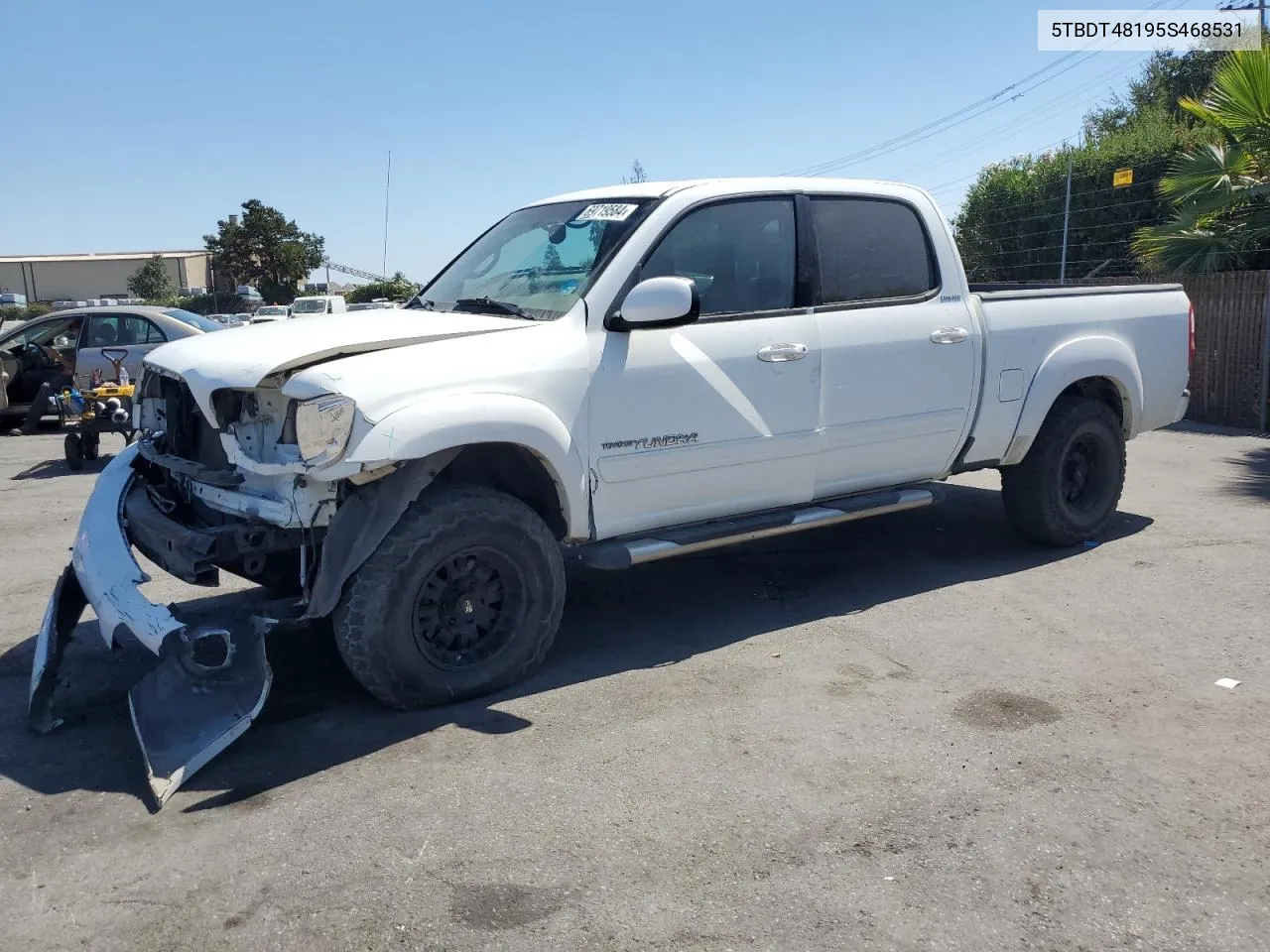 2005 Toyota Tundra Double Cab Limited VIN: 5TBDT48195S468531 Lot: 69719584