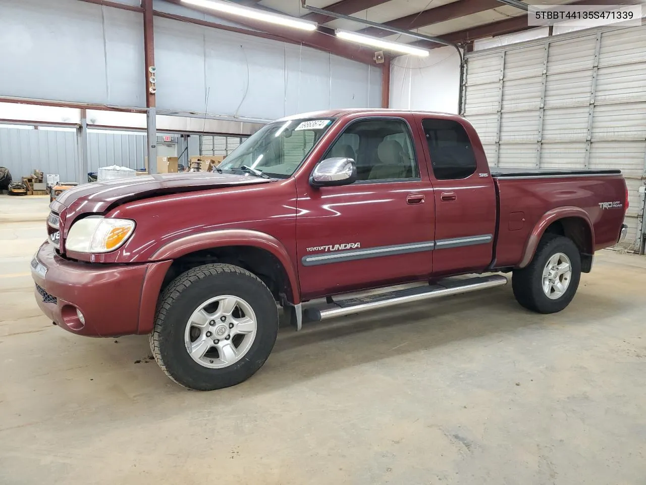 2005 Toyota Tundra Access Cab Sr5 VIN: 5TBBT44135S471339 Lot: 69863674