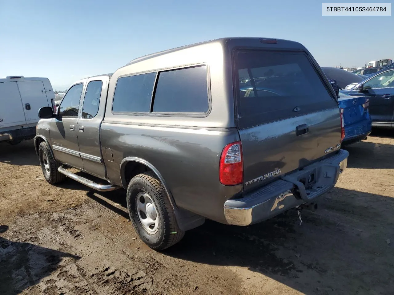 2005 Toyota Tundra Access Cab Sr5 VIN: 5TBBT44105S464784 Lot: 69902404