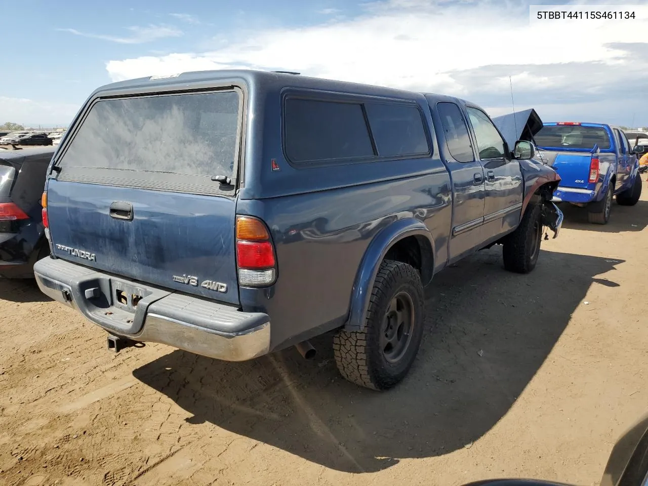 2005 Toyota Tundra Access Cab Sr5 VIN: 5TBBT44115S461134 Lot: 70063164