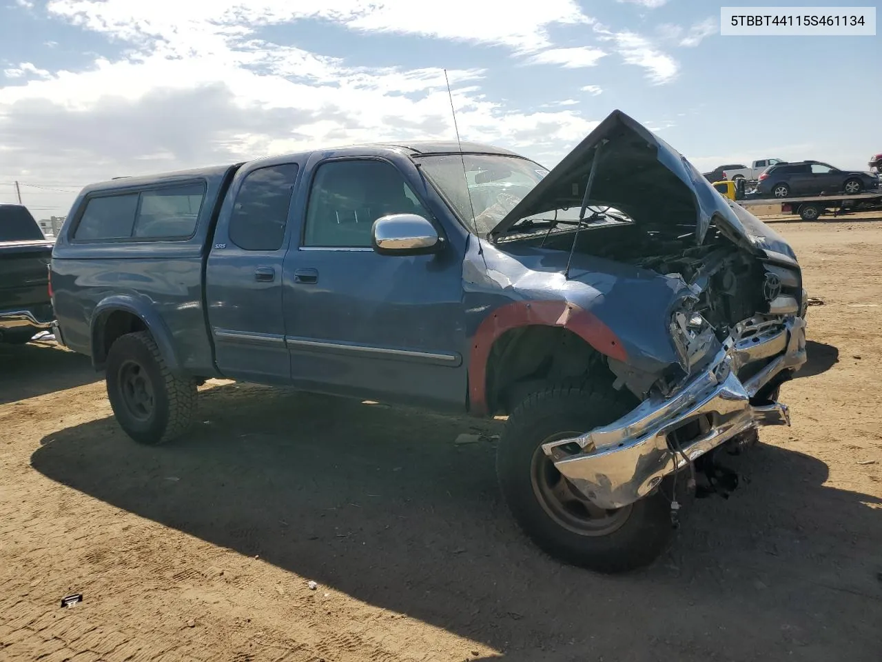 2005 Toyota Tundra Access Cab Sr5 VIN: 5TBBT44115S461134 Lot: 70063164