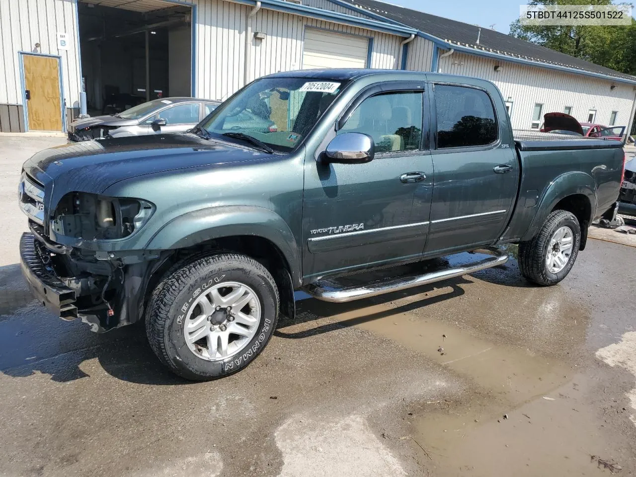 2005 Toyota Tundra Double Cab Sr5 VIN: 5TBDT44125S501522 Lot: 70512004