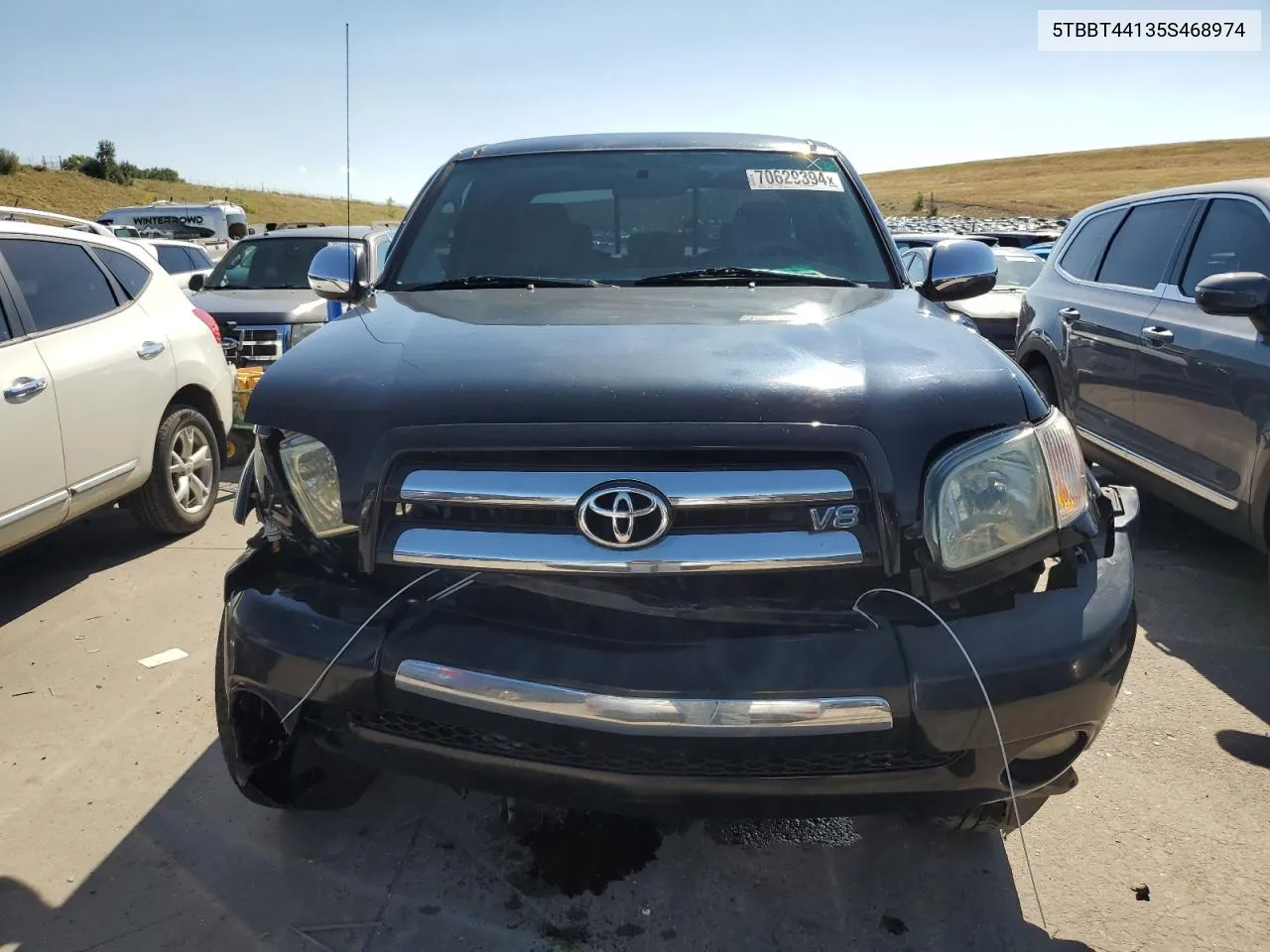 2005 Toyota Tundra Access Cab Sr5 VIN: 5TBBT44135S468974 Lot: 70629394