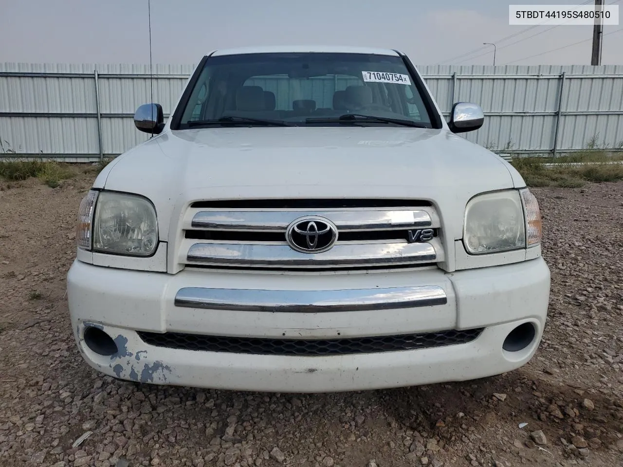 2005 Toyota Tundra Double Cab Sr5 VIN: 5TBDT44195S480510 Lot: 71040754