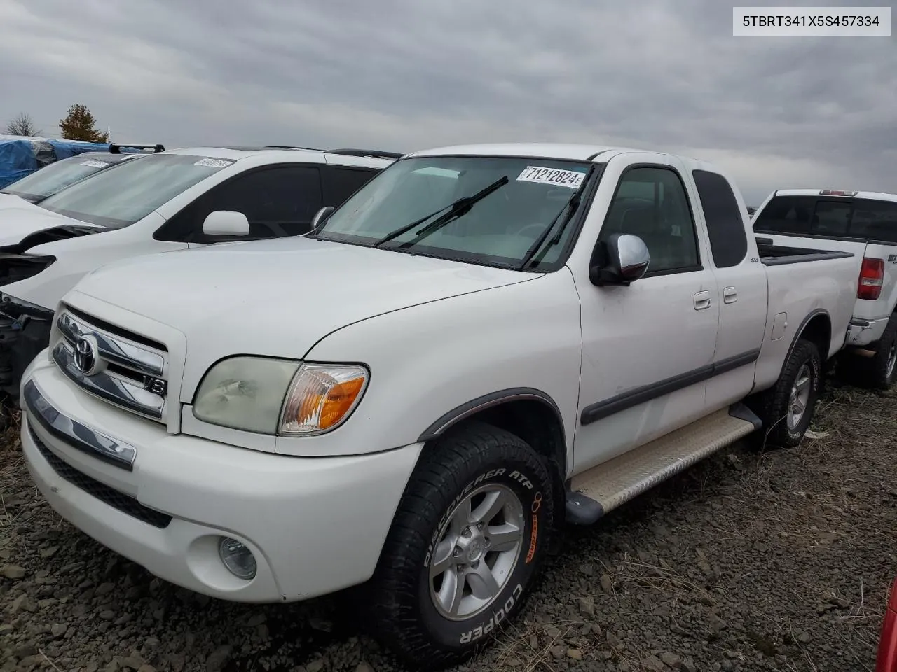 2005 Toyota Tundra Access Cab Sr5 VIN: 5TBRT341X5S457334 Lot: 71212824