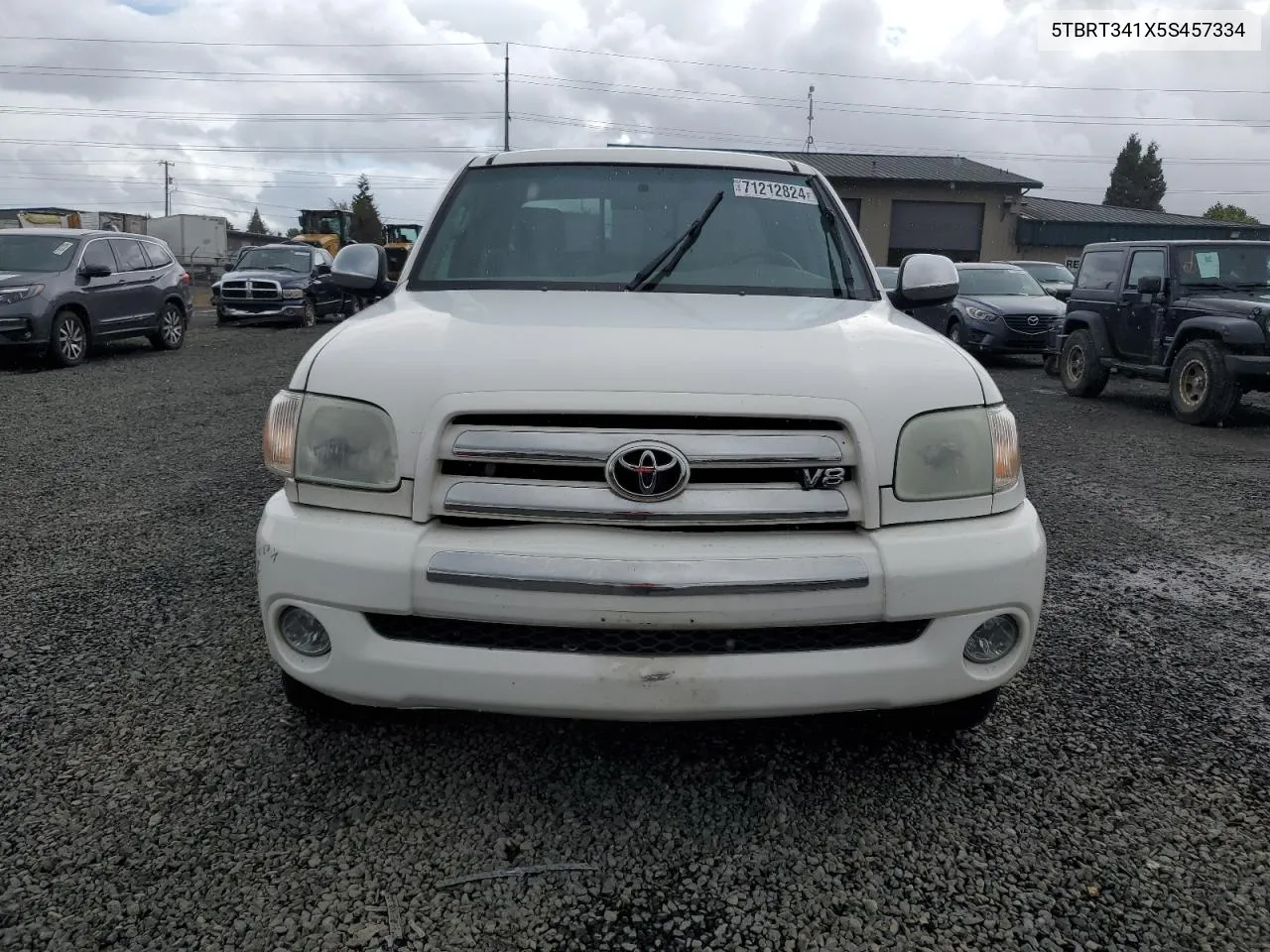 2005 Toyota Tundra Access Cab Sr5 VIN: 5TBRT341X5S457334 Lot: 71212824