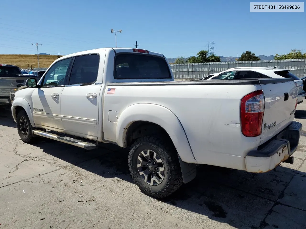 2005 Toyota Tundra Double Cab Limited VIN: 5TBDT48115S499806 Lot: 71971744