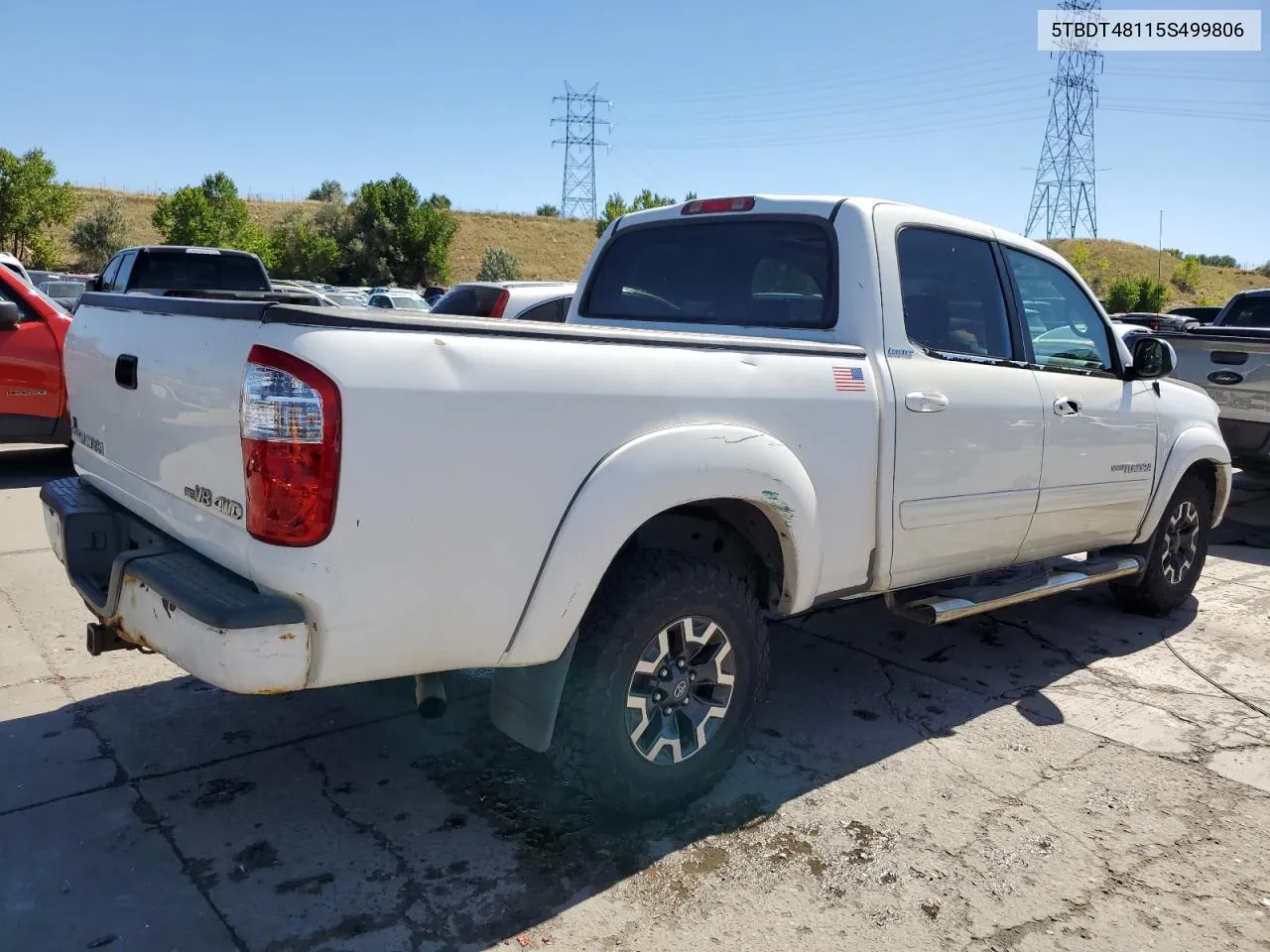 5TBDT48115S499806 2005 Toyota Tundra Double Cab Limited