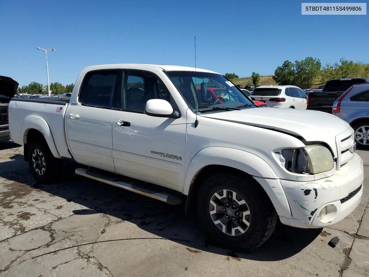 2005 Toyota Tundra Double Cab Limited VIN: 5TBDT48115S499806 Lot: 71971744