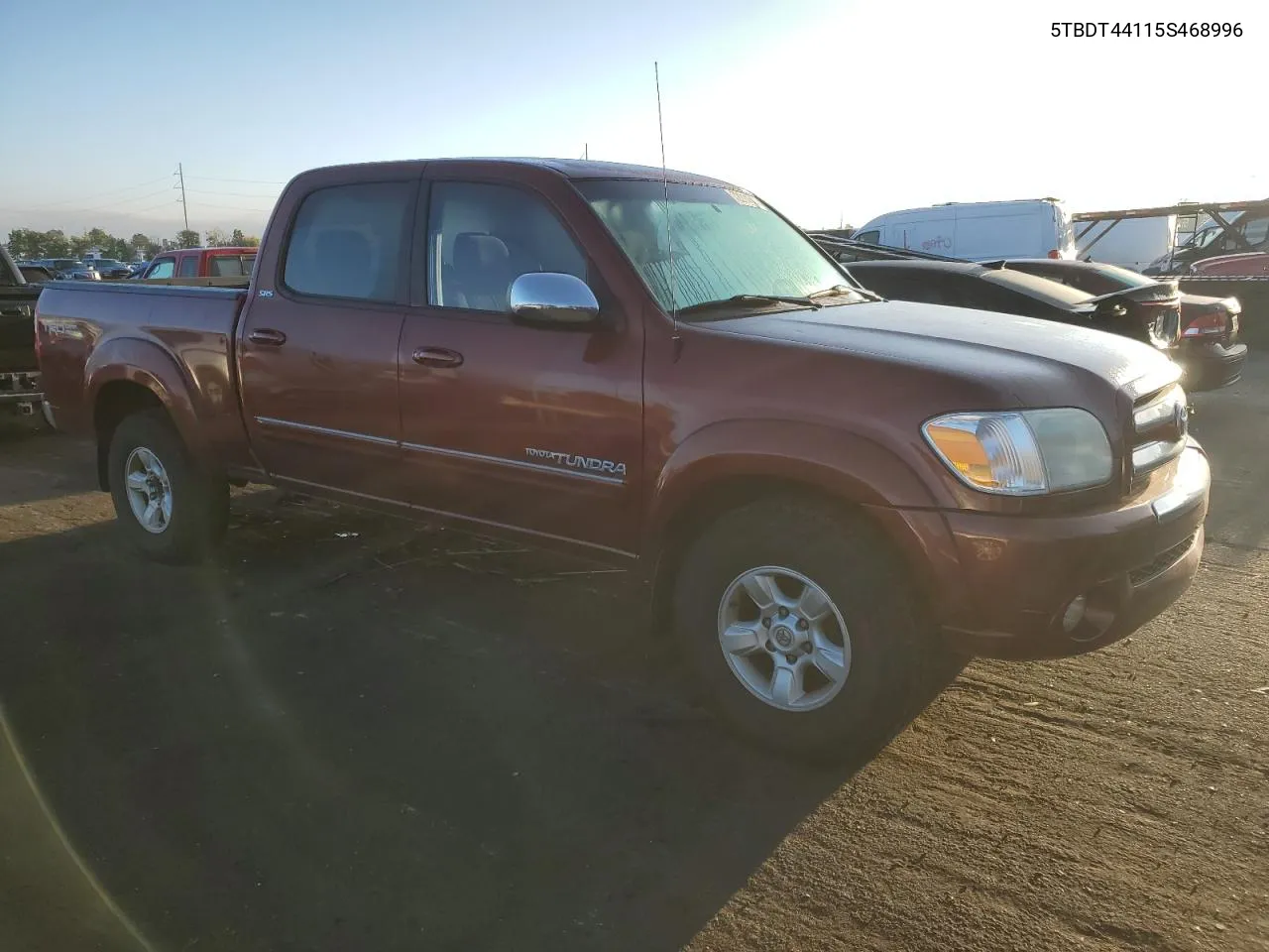 2005 Toyota Tundra Double Cab Sr5 VIN: 5TBDT44115S468996 Lot: 72214344