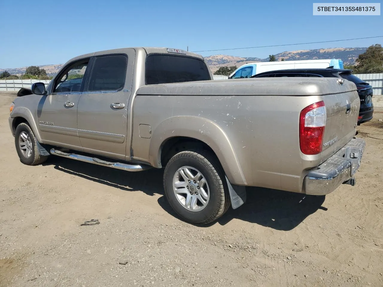 2005 Toyota Tundra Double Cab Sr5 VIN: 5TBET34135S481375 Lot: 72368934