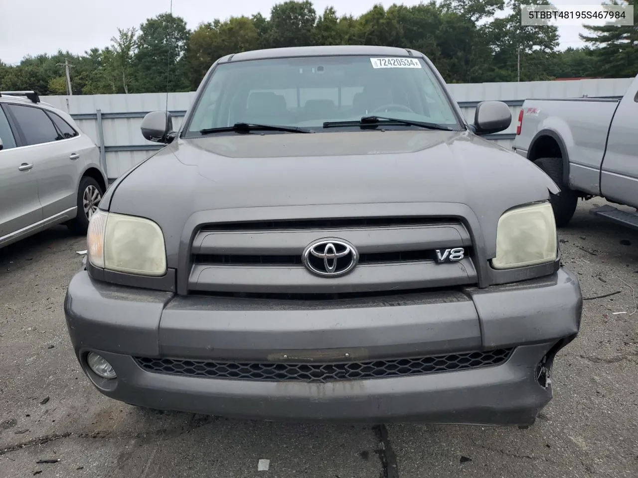 2005 Toyota Tundra Access Cab Limited VIN: 5TBBT48195S467984 Lot: 72420534