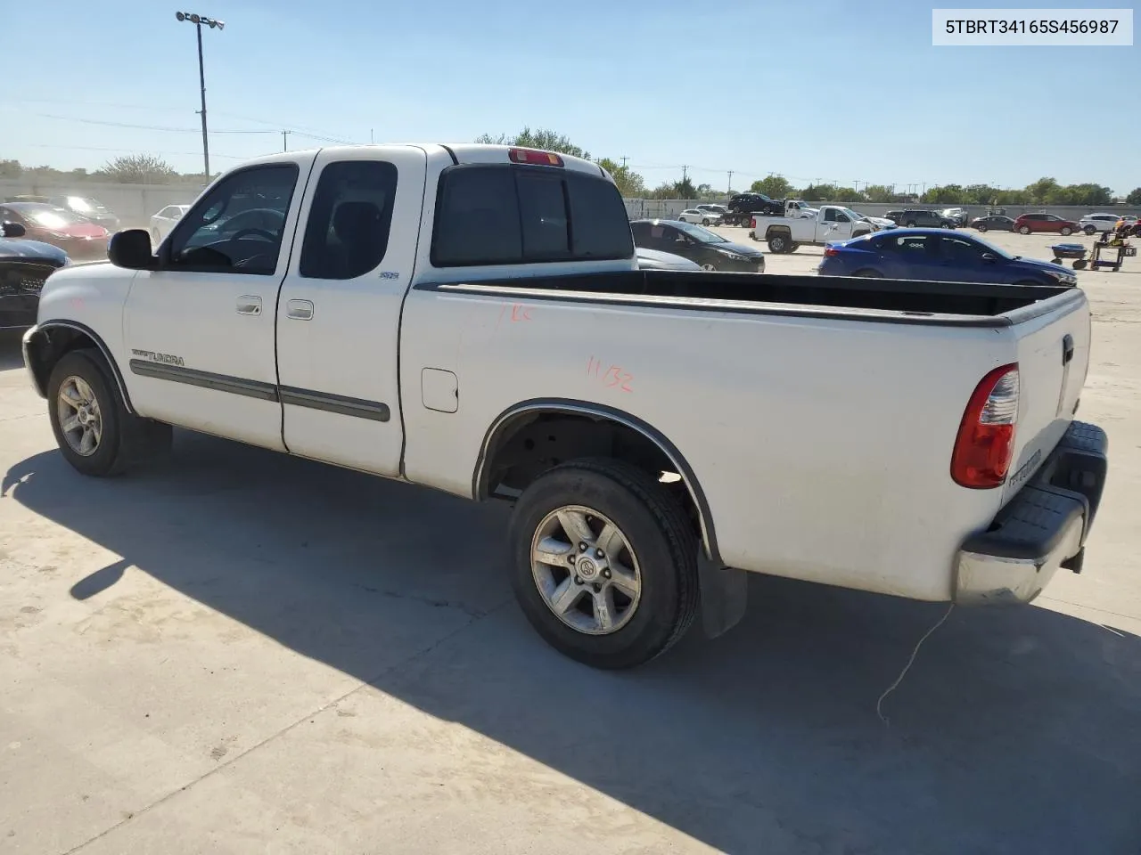 2005 Toyota Tundra Access Cab Sr5 VIN: 5TBRT34165S456987 Lot: 72688824