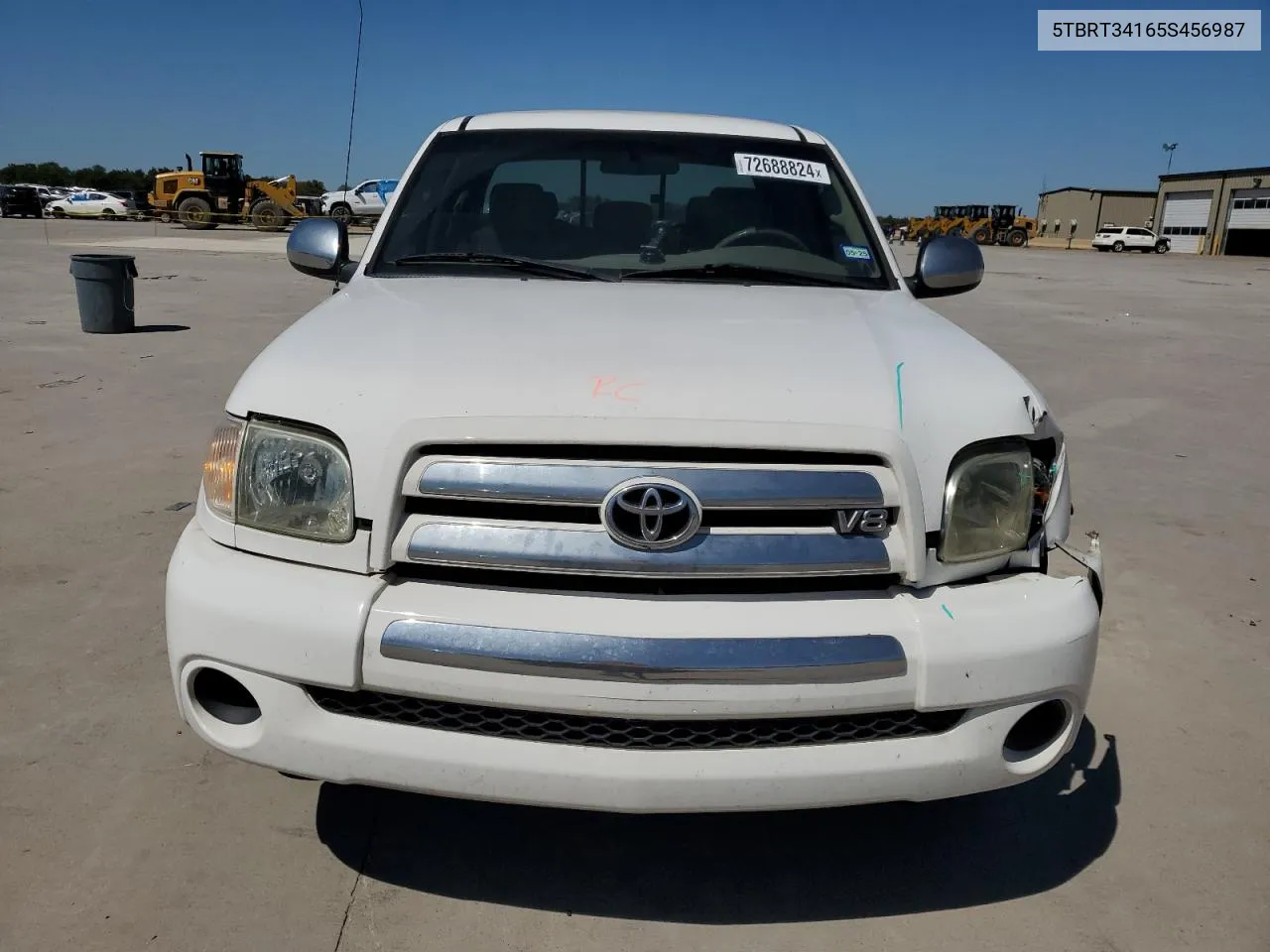 2005 Toyota Tundra Access Cab Sr5 VIN: 5TBRT34165S456987 Lot: 72688824