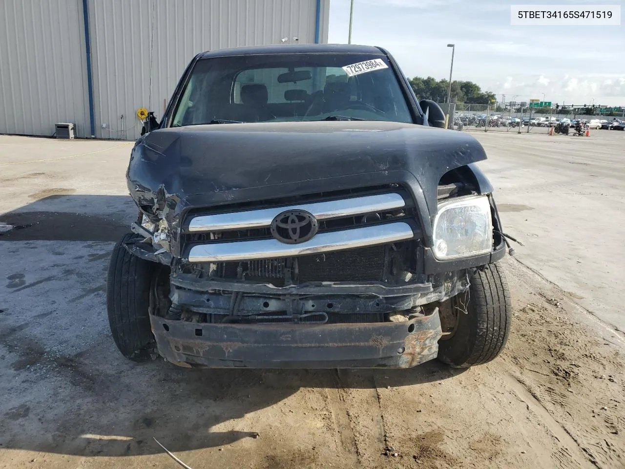 2005 Toyota Tundra Double Cab Sr5 VIN: 5TBET34165S471519 Lot: 72973984