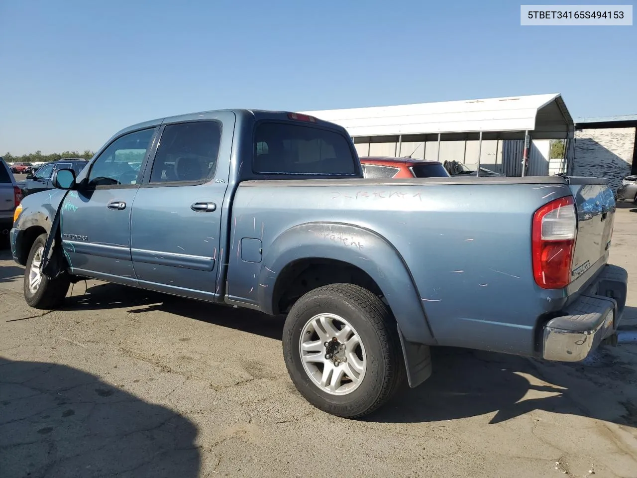 2005 Toyota Tundra Double Cab Sr5 VIN: 5TBET34165S494153 Lot: 73007134