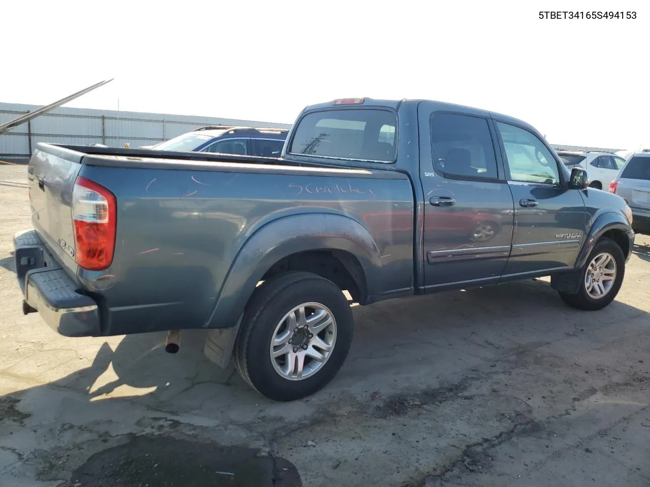 2005 Toyota Tundra Double Cab Sr5 VIN: 5TBET34165S494153 Lot: 73007134