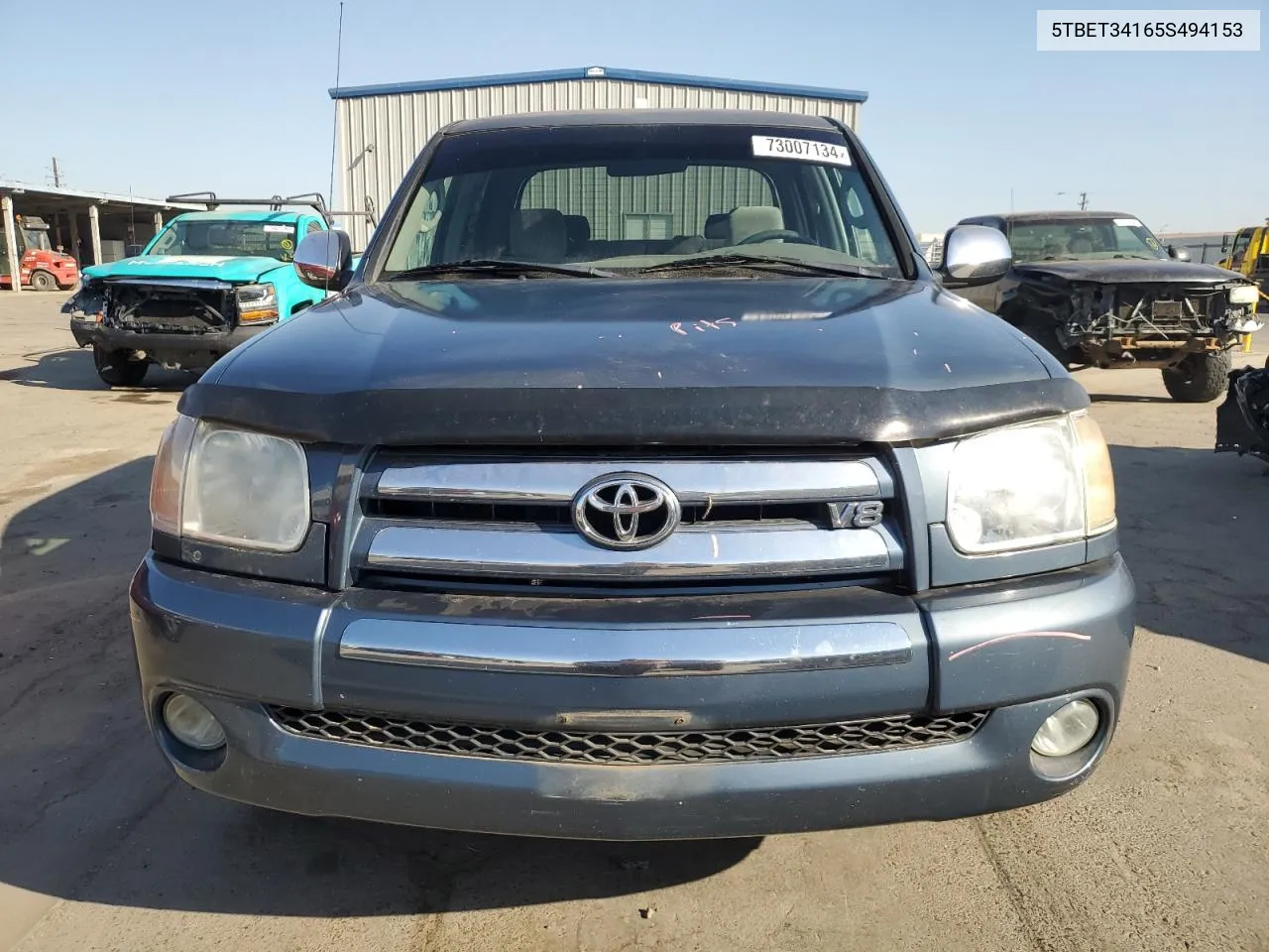 2005 Toyota Tundra Double Cab Sr5 VIN: 5TBET34165S494153 Lot: 73007134