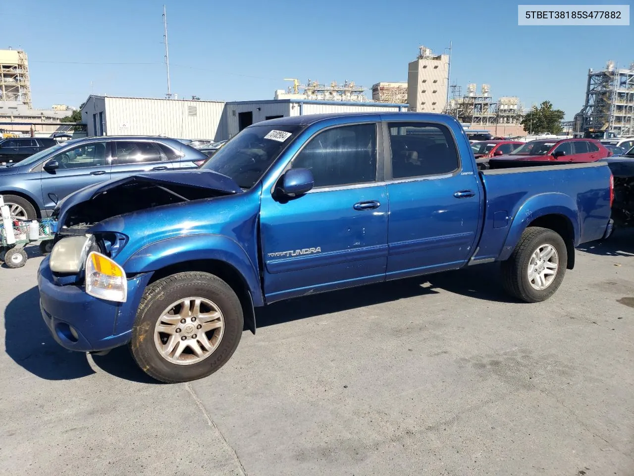 2005 Toyota Tundra Double Cab Limited VIN: 5TBET38185S477882 Lot: 73182964