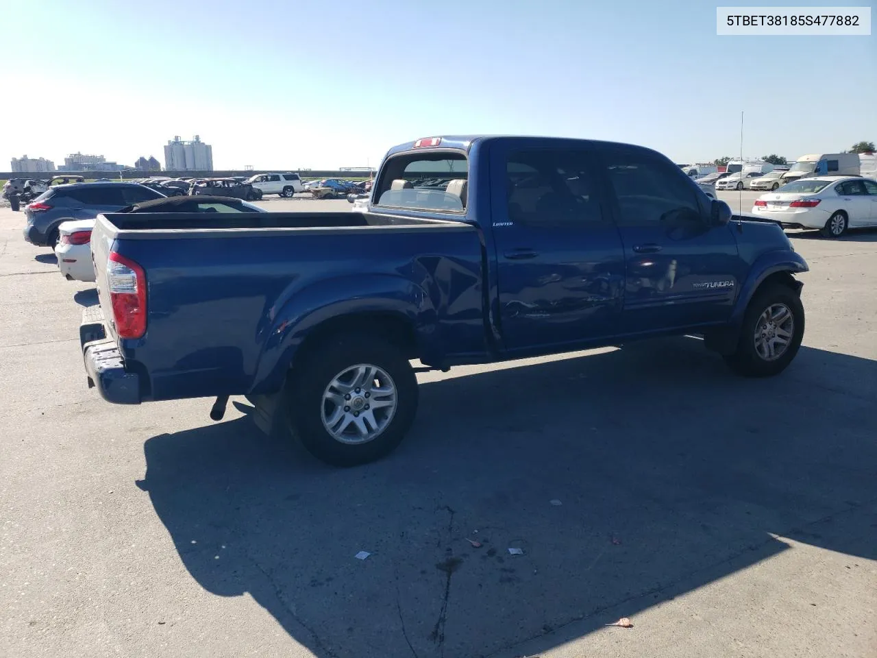 2005 Toyota Tundra Double Cab Limited VIN: 5TBET38185S477882 Lot: 73182964