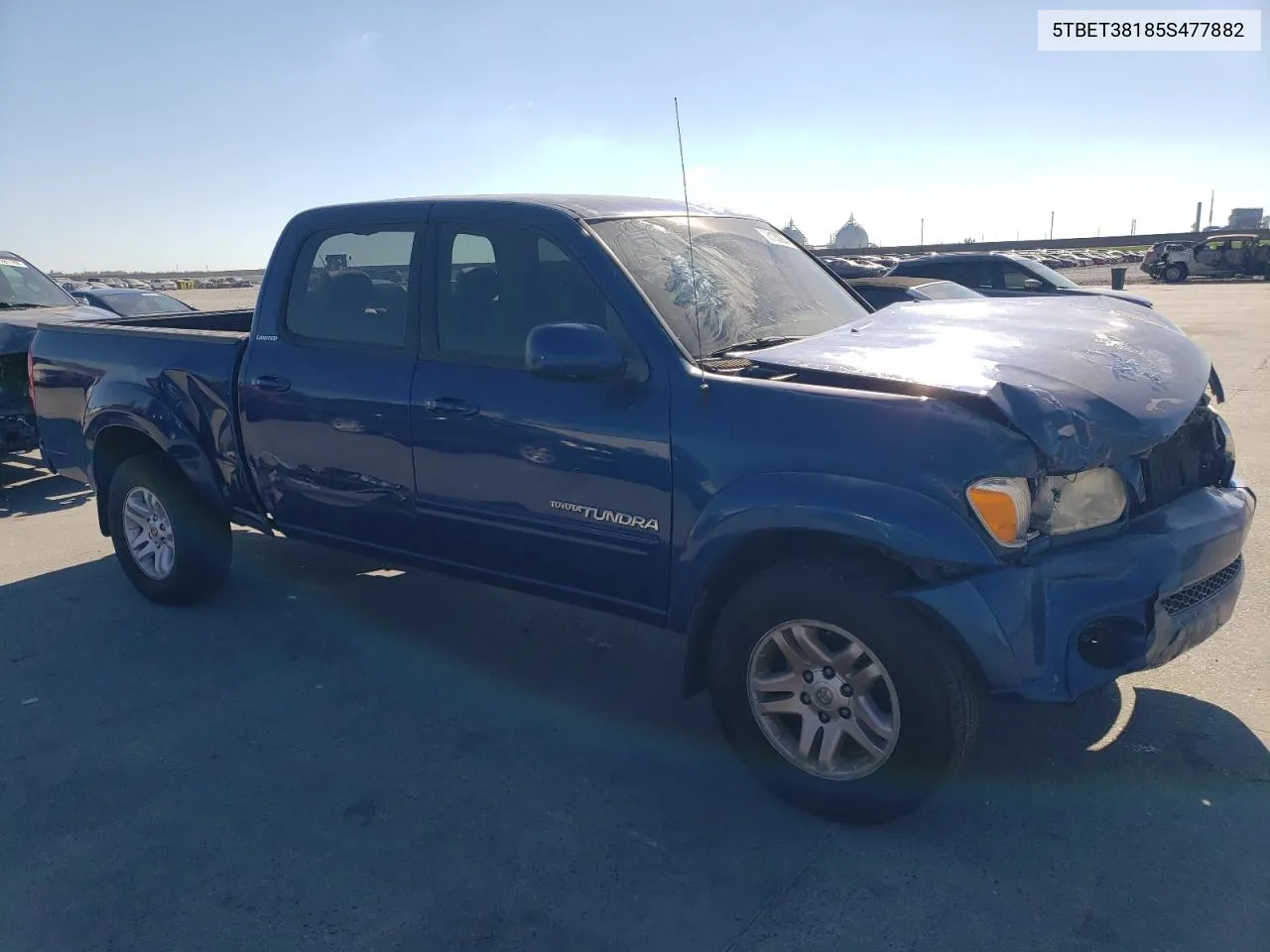 2005 Toyota Tundra Double Cab Limited VIN: 5TBET38185S477882 Lot: 73182964