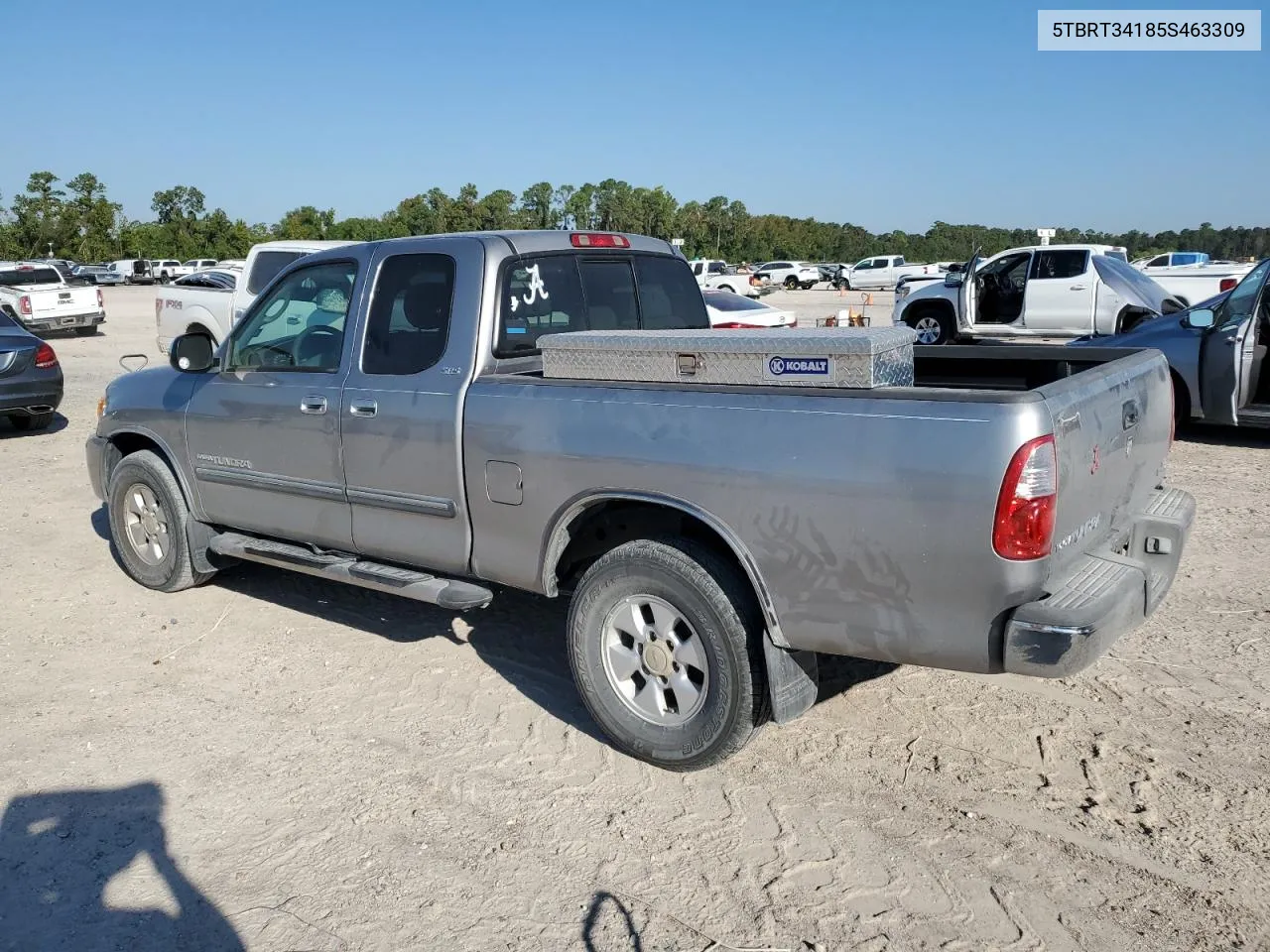 2005 Toyota Tundra Access Cab Sr5 VIN: 5TBRT34185S463309 Lot: 73373094