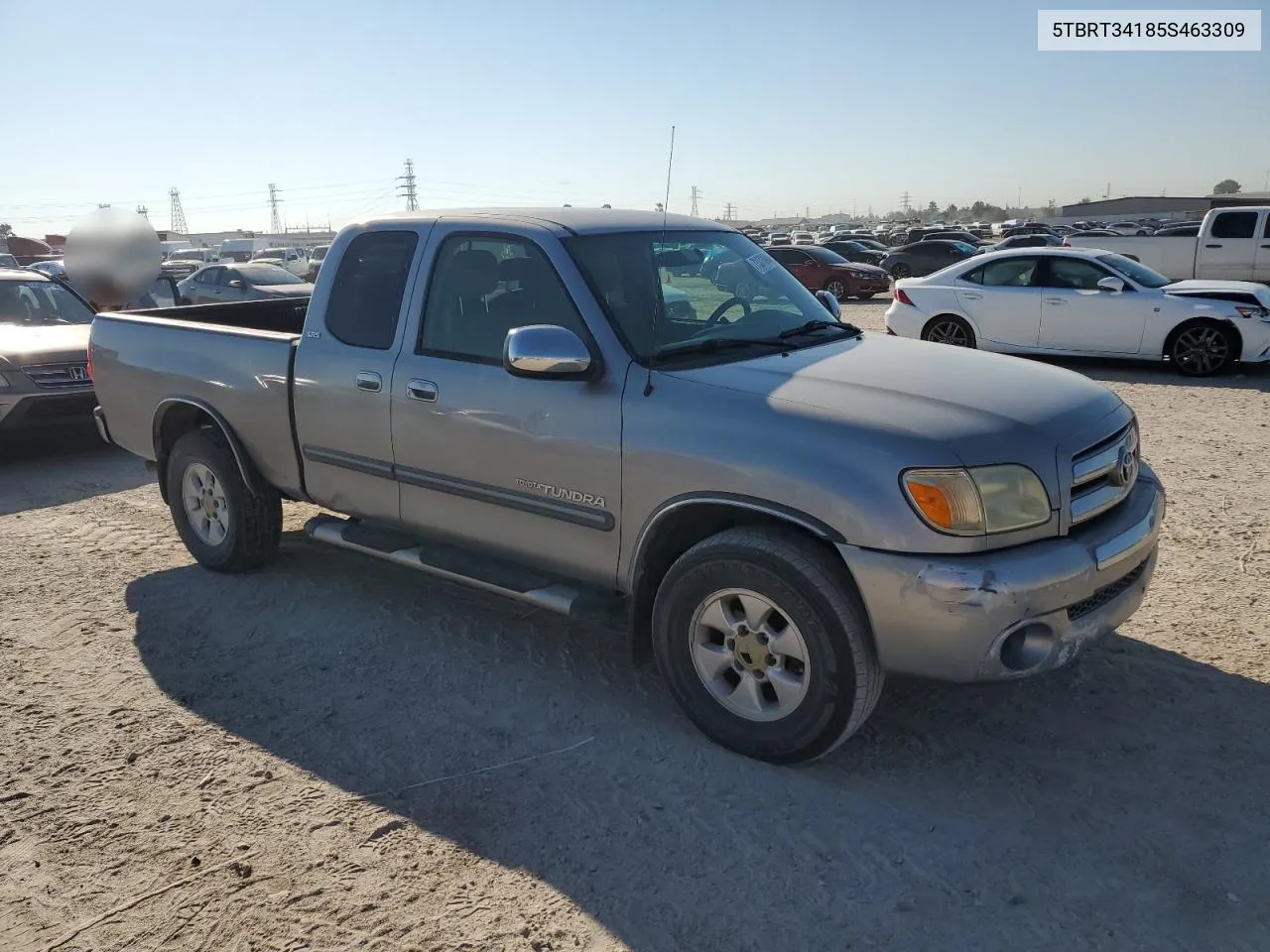 2005 Toyota Tundra Access Cab Sr5 VIN: 5TBRT34185S463309 Lot: 73373094