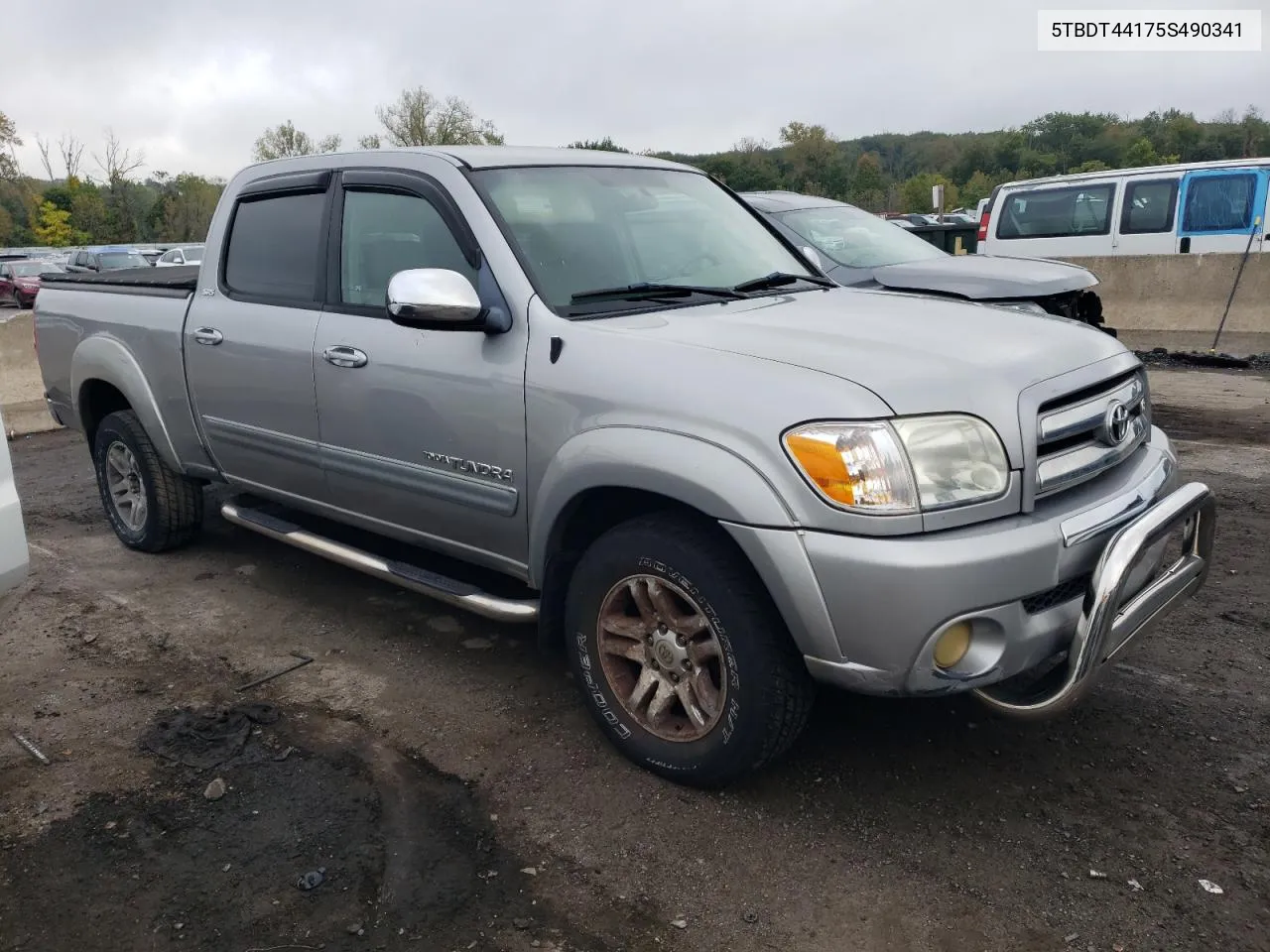 2005 Toyota Tundra Double Cab Sr5 VIN: 5TBDT44175S490341 Lot: 73418084