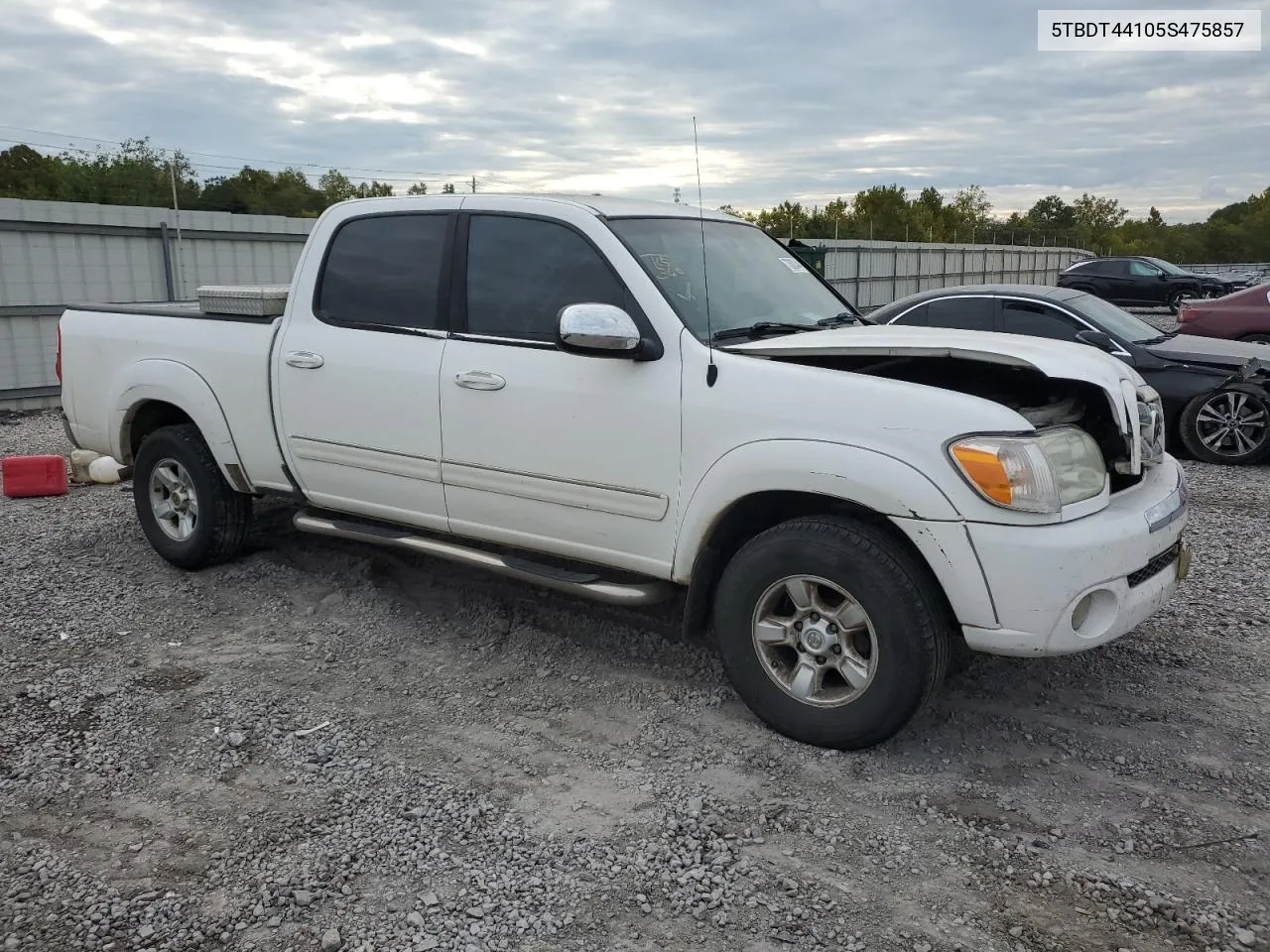 2005 Toyota Tundra Double Cab Sr5 VIN: 5TBDT44105S475857 Lot: 73802444