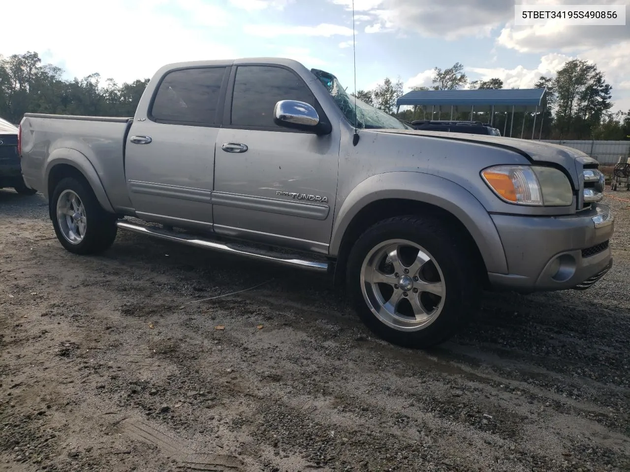 2005 Toyota Tundra Double Cab Sr5 VIN: 5TBET34195S490856 Lot: 73947344