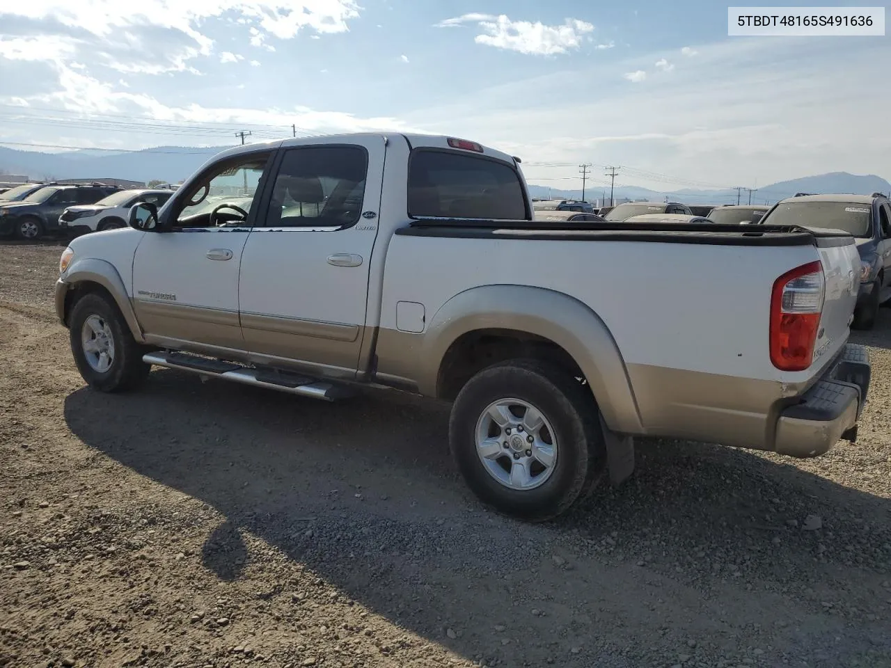 2005 Toyota Tundra Double Cab Limited VIN: 5TBDT48165S491636 Lot: 74233794