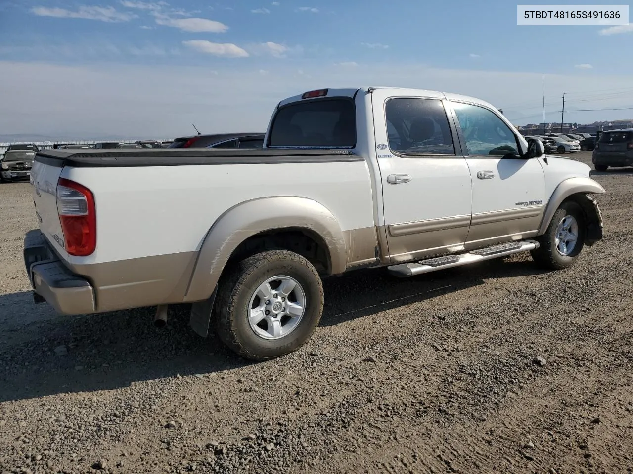 2005 Toyota Tundra Double Cab Limited VIN: 5TBDT48165S491636 Lot: 74233794