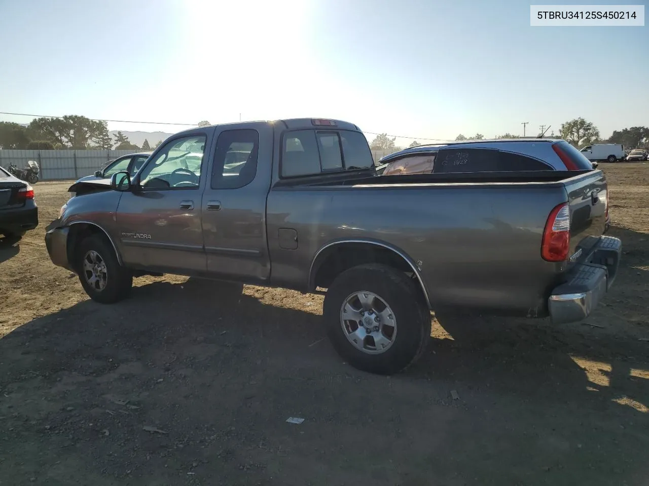 2005 Toyota Tundra Access Cab Sr5 VIN: 5TBRU34125S450214 Lot: 74247754