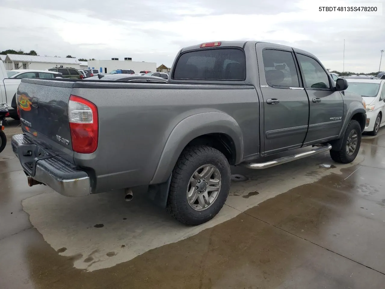 2005 Toyota Tundra Double Cab Limited VIN: 5TBDT48135S478200 Lot: 74312444