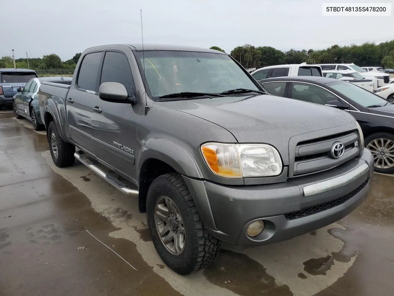 2005 Toyota Tundra Double Cab Limited VIN: 5TBDT48135S478200 Lot: 74312444