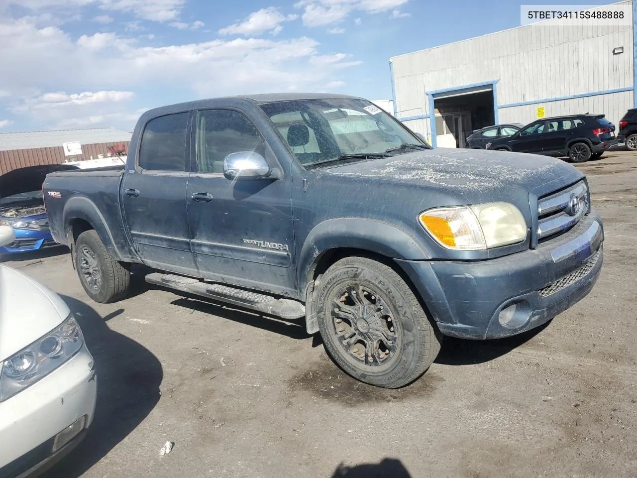 2005 Toyota Tundra Double Cab Sr5 VIN: 5TBET34115S488888 Lot: 74398264