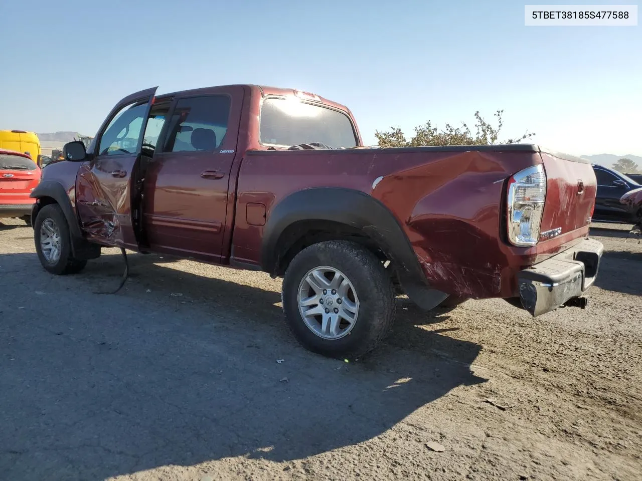 2005 Toyota Tundra Double Cab Limited VIN: 5TBET38185S477588 Lot: 74515794