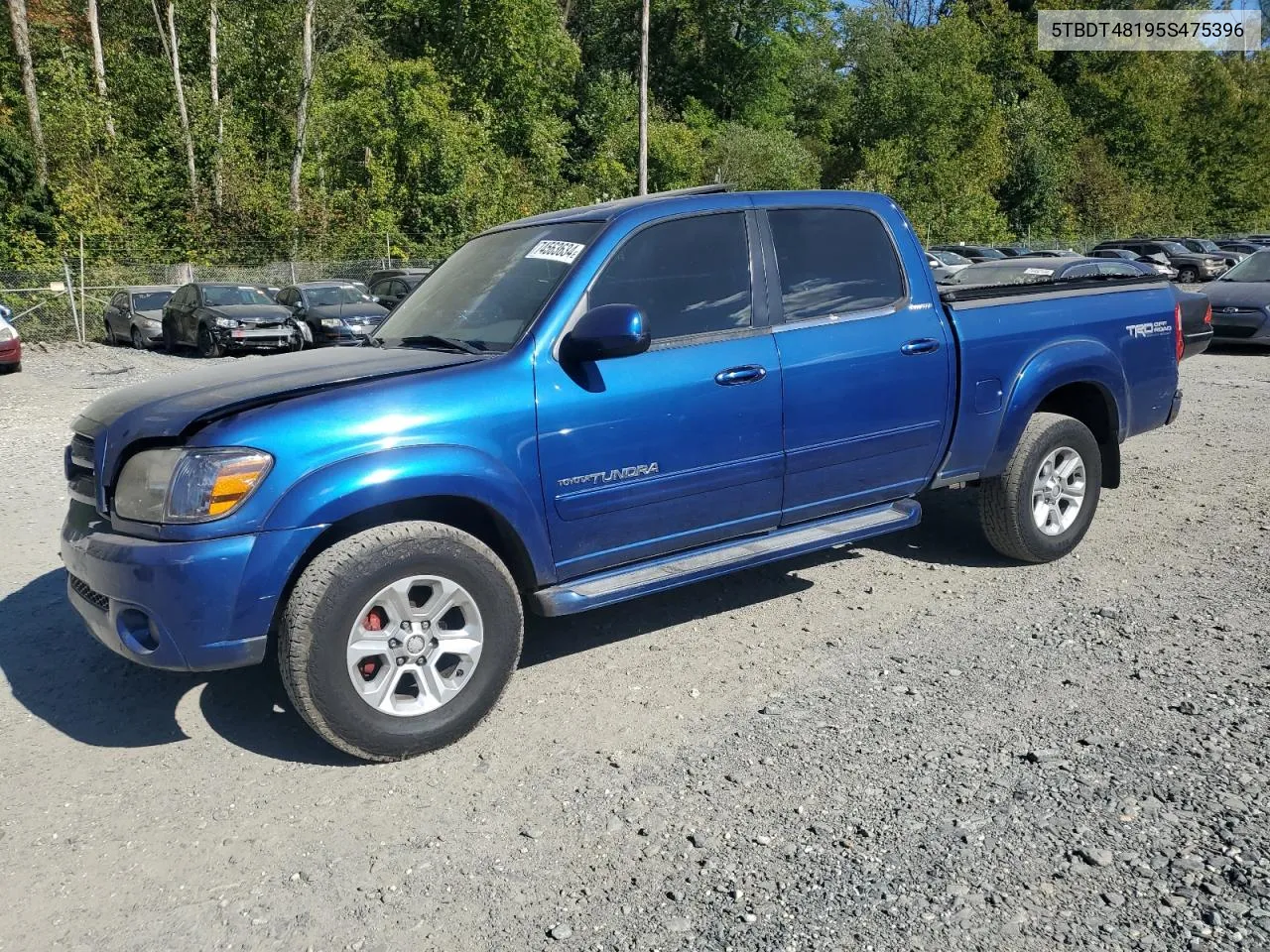 2005 Toyota Tundra Double Cab Limited VIN: 5TBDT48195S475396 Lot: 74563634